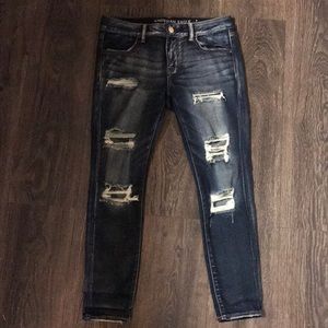 American Eagle destroyed skinny jeans size 12s